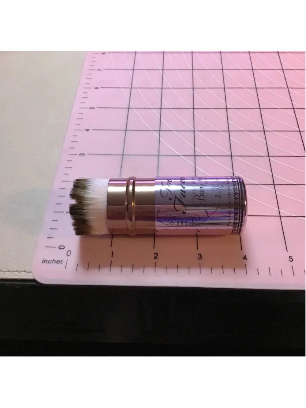 Too Faced Retractable Bronze-Buki Brush Silver Pink Gold